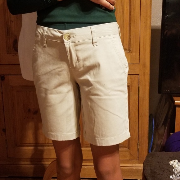 Aeropostale Bottoms Girls Khaki Shorts Uniform Poshmark